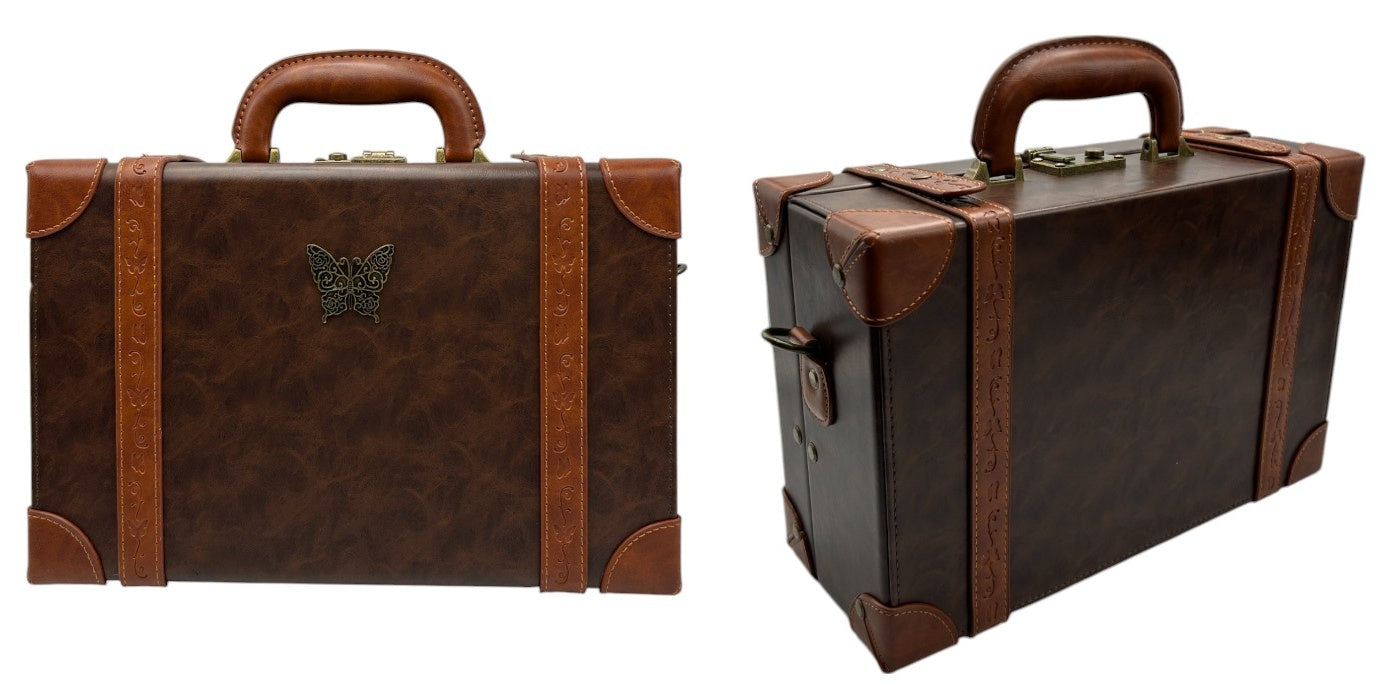 axes femme アクシーズファム トランク ショルダー バッグ 鞄 ハンドバッグ レディース 2WAY ブラウン 中古 W4