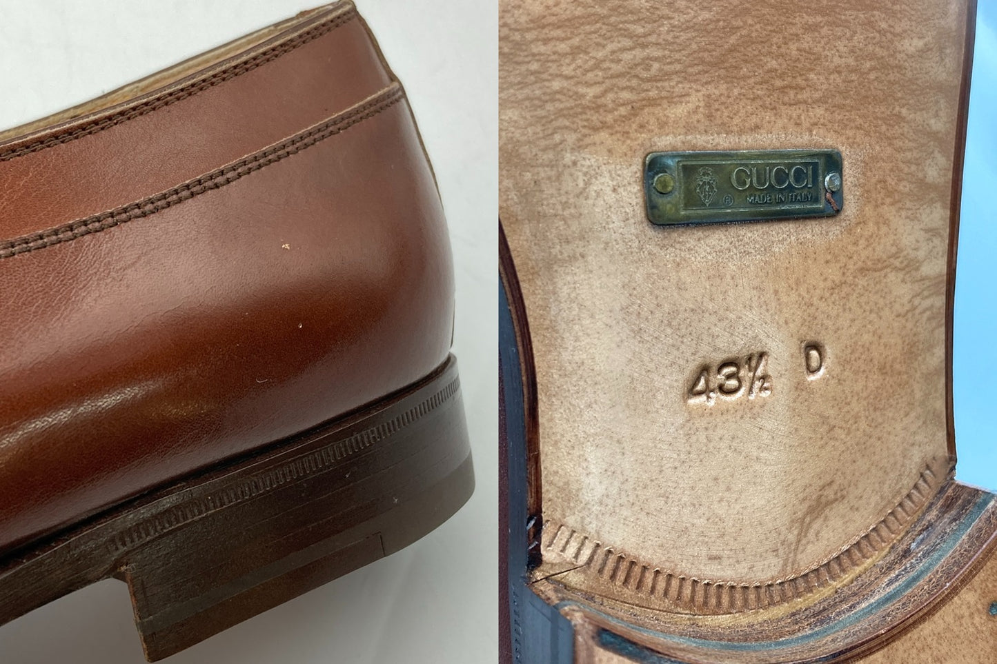 GUCCI グッチ Uチップ ドレスシューズ メンズ IT43 1/2 中古 D4