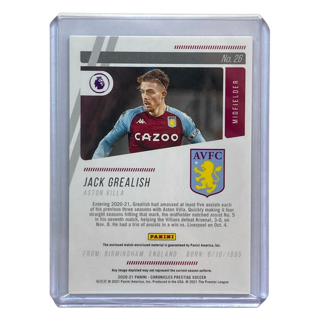 PANINI サッカーカード CHRONICLES PRESTIGE JACK GREALISH ASTON VILLA 49/49 #26 中古 IT2