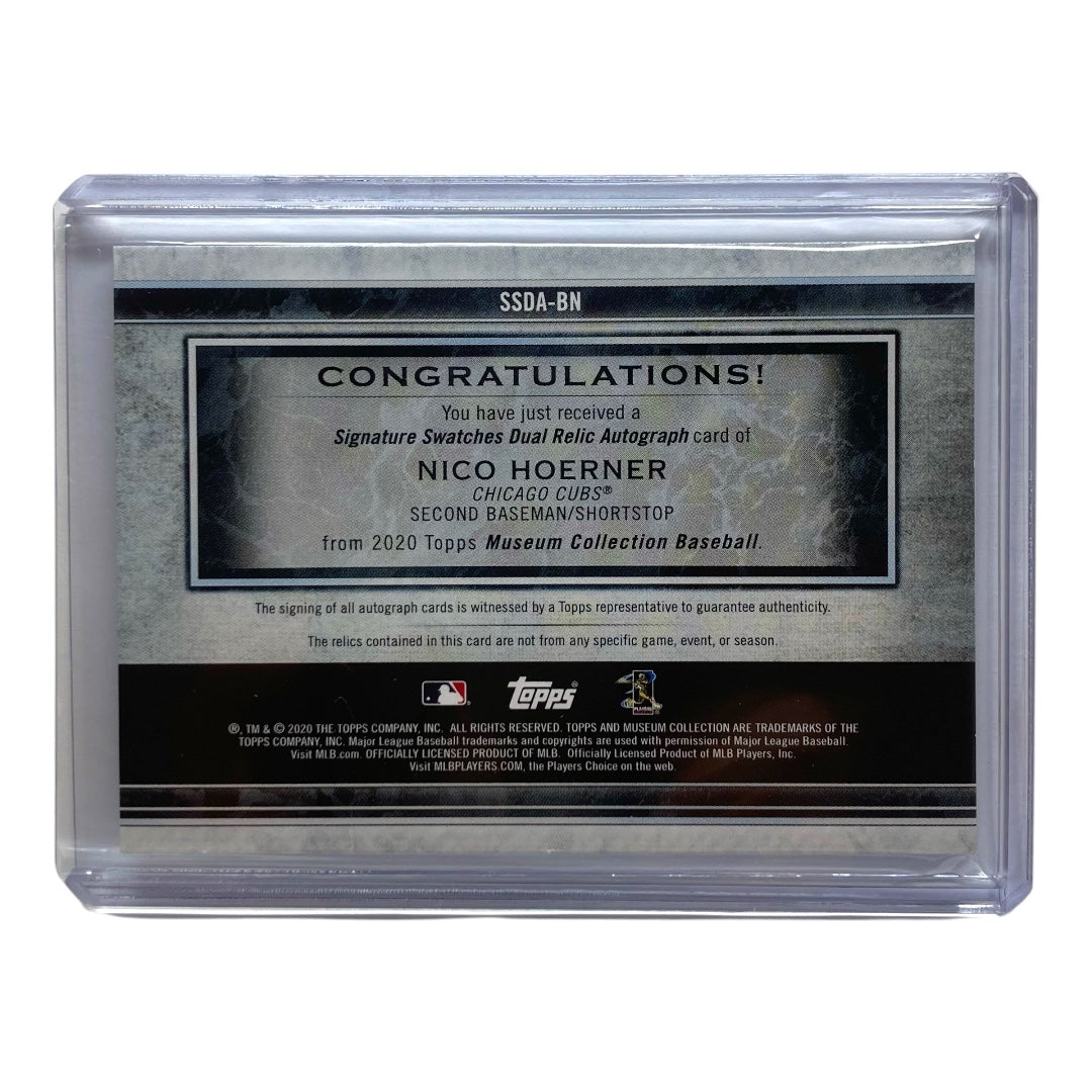 TOPPS MLBカード MUSEUM COLLECTION NICO HOERNER CUBS 125/299 #SSDA-BN 中古 IT2