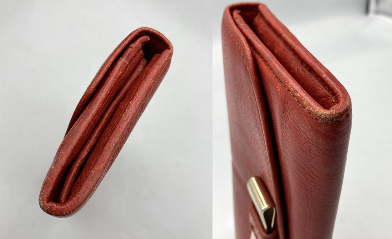 Chloe クロエ LILY リリィ 2つ折り 長財布 リボン 中古 D4