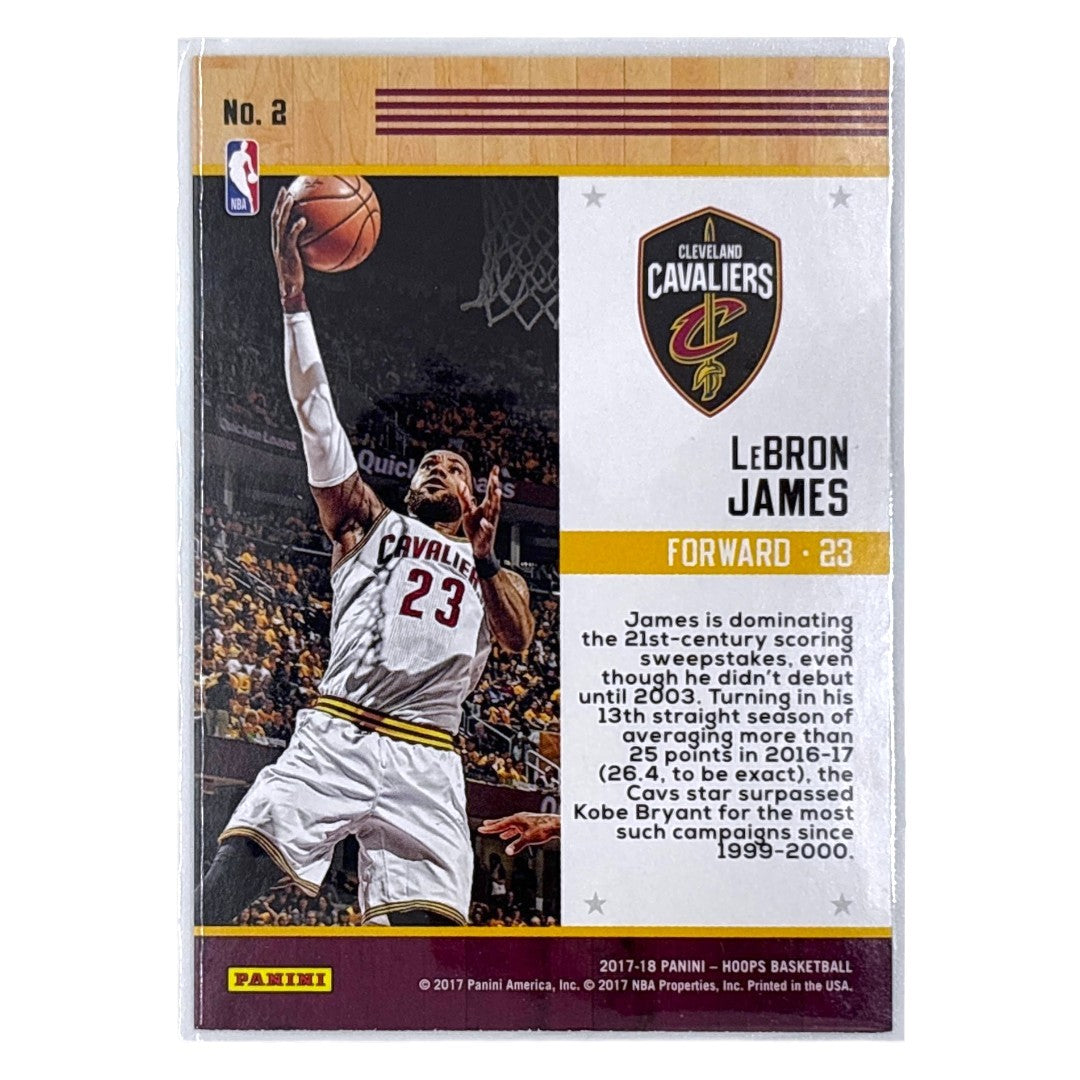 PANINI NBAカード HOOPS LEBRON JAMES CLEVELAND CAVALIERS #2 中古 IT1