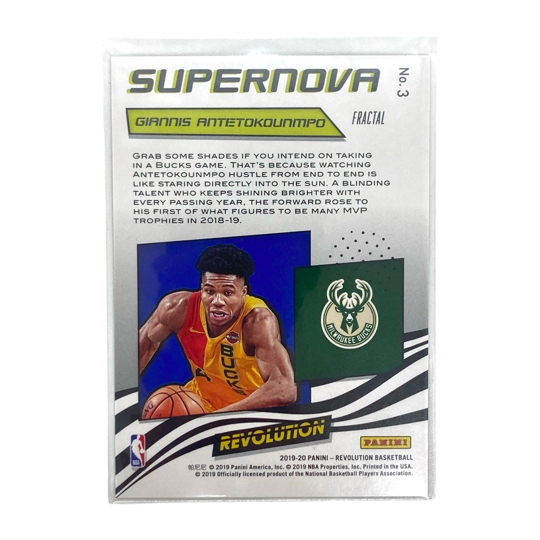 PANINI NBAカード REVOLUTION GIANNIS ANTETOKOUNMPO BUCKS #3 中古 IT2