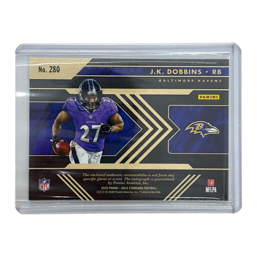PANINI NFLカード GOLD STANDARD J.K. DOBBINS BALTIMORE RAVENS 40/99 #280 中古 IT1