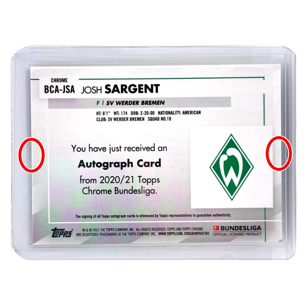 TOPPS サッカーカード CHROME JOSH SARGENT WERDER BREMEN #BCA-JSA 中古 IT1