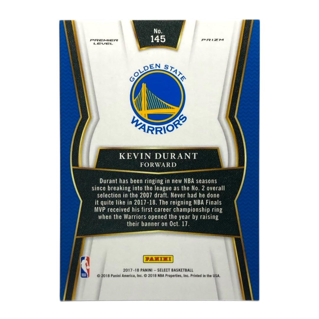 PANINI NBAカード SELECT PRIZM KEVIN DURANT GOLDEN STATE WARRIORS #145 中古 IT2