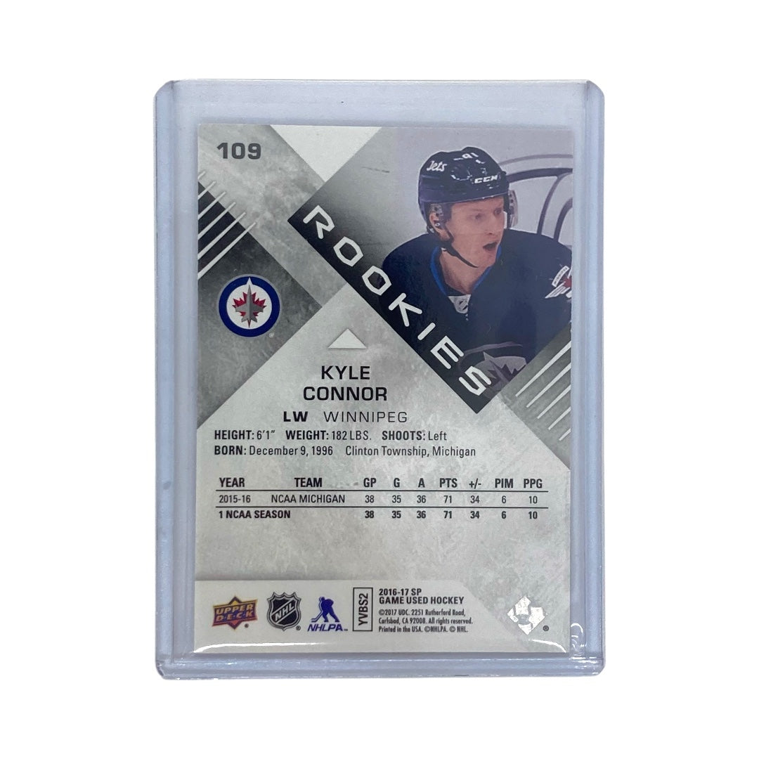 UPPER DECK NHLカード SP GAME USED KYLE CONNOR WINNIPEG JETS 44/81 #109 中古 IT2