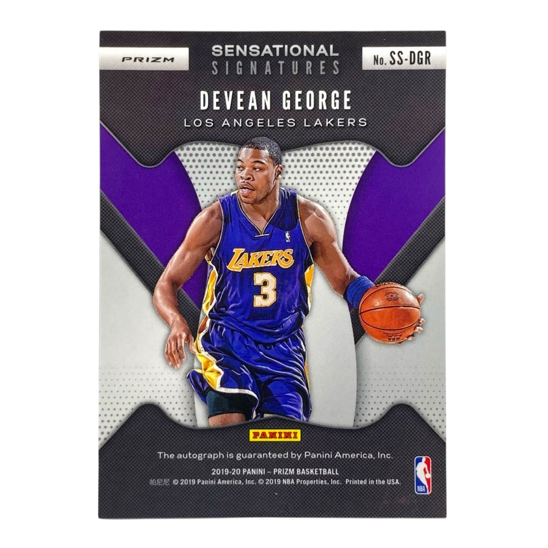 PANINI NBAカード PRIZM DEVEAN GEORGE LOS ANGELES LAKERS #SS-DGR 中古 IT2
