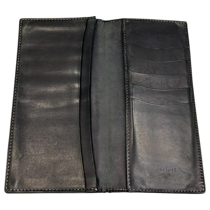Berluti ベルルッティ カリグラフィ 長財布 レザー 本革 メンズ 札入れ 中古 W1