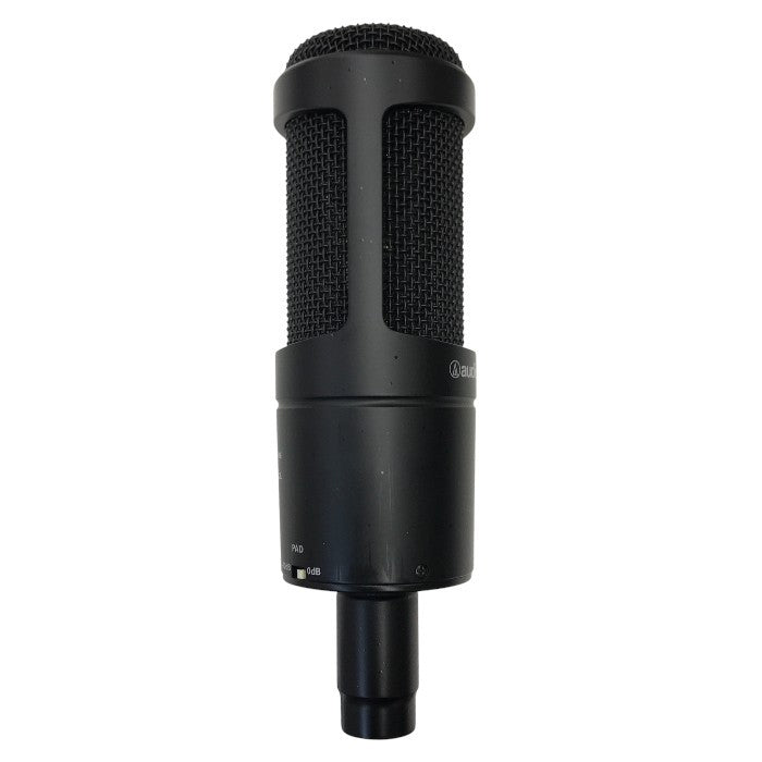 audio-technica バックエレクトレット・コンデンサー・マイクロホン ブラック 低ノイズ 自宅録音 動画配信 AT2035 中古 T1