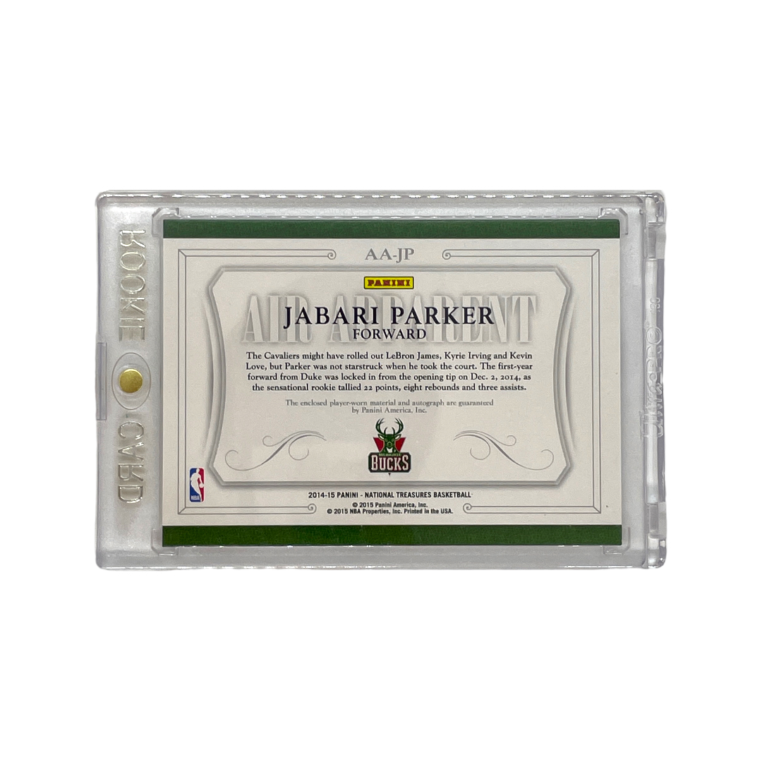 PANINI NBAカード NATIONAL TREASURES AIR APPARENT JABARI PARKER 4/5 #AA-JP 中古 IT1