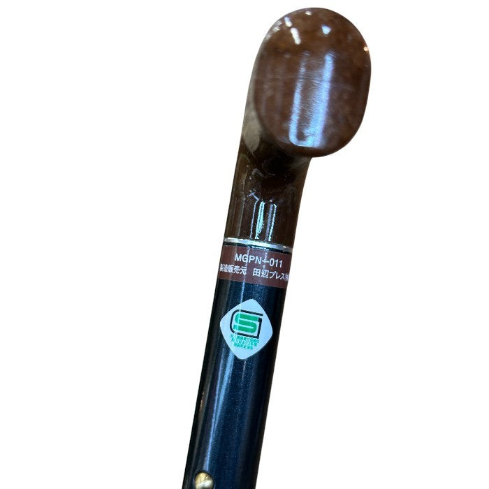 田辺プレス 超軽量合金製 伸縮式杖 かるケイン 青墨(あおずみ) Lサイズ 85~95cm MGPN-011 杖 高齢者 歩行補助 長さ調整 中古 W4