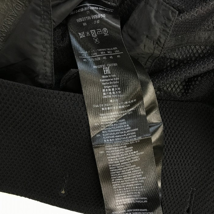 GIORGIO ARMANI ジョルジオアルマーニ テーラードジャケット メンズ 春夏 メッシュ 2つボタン ブラック 46サイズ 中古 T1