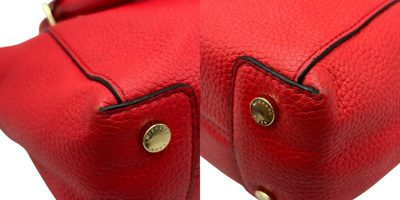 MICHAEL KORS マイケルコース 2WAY バッグ 鞄 レザー 小さめ レディース お出かけ ハンドバッグ ショルダーバッグ 中古 W4