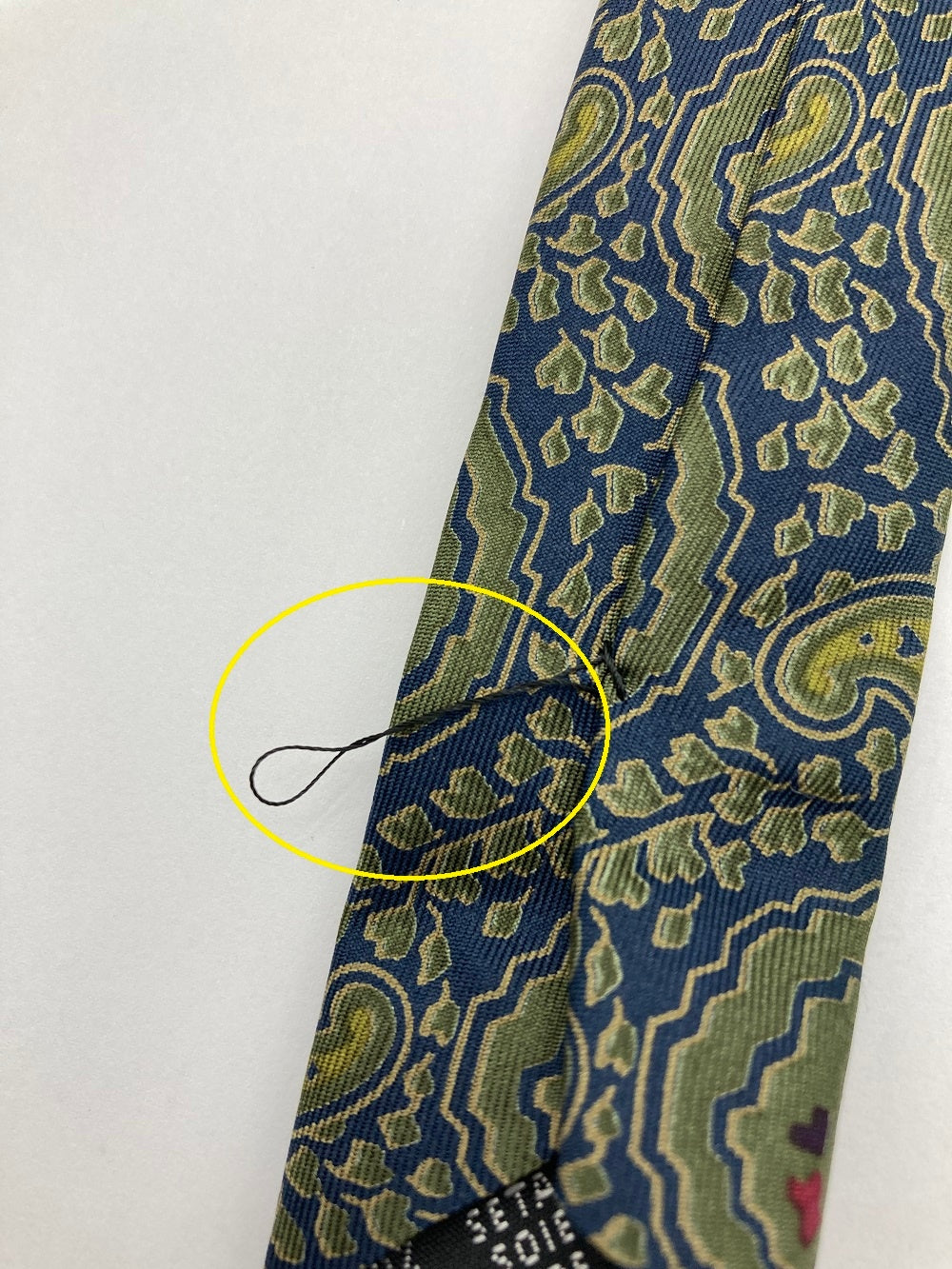 Christian Dior MONSIEUR クリスチャンディオール ムッシュ ペイズリー柄 ネクタイ シルク100% 中古 D4