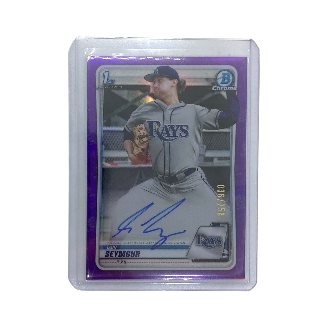 TOPPS MLBカード BOWMAN CHROME IAN SEYMOUR RAYS 036/250 #CDA-IS 中古 IT2