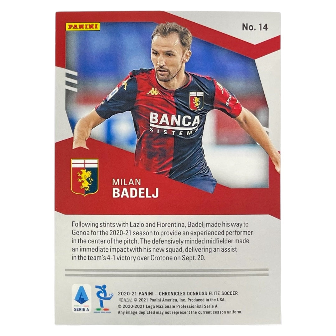 PANINI サッカーカード CHRONICLES DONRUSS ELITE MILAN BADELJ GENOA /23 #14 中古 IT2