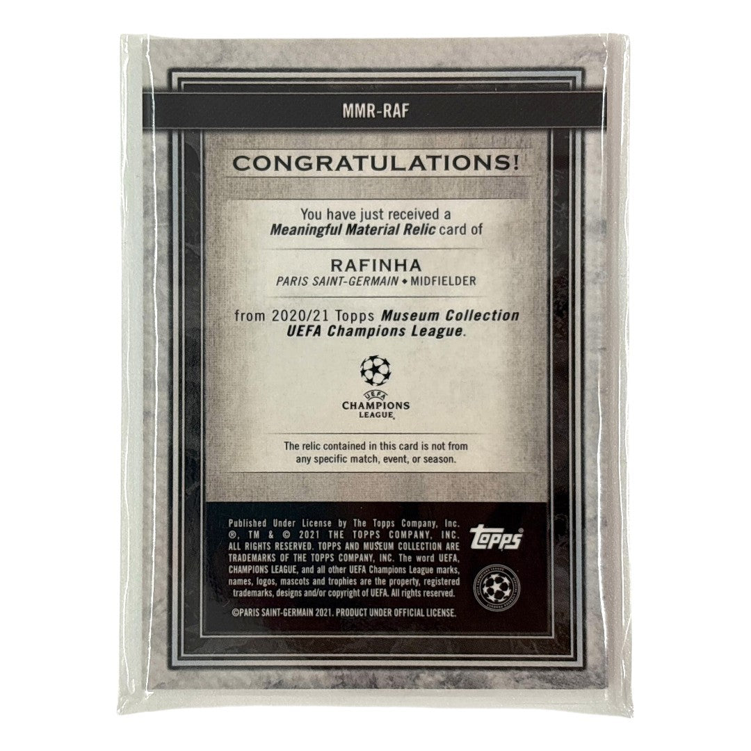 TOPPS サッカーカード MUSEUM COLLECTION RAFINHA PARIS SAINT-GERMAIN 26/75 #MMR-RAF 中古 IT1