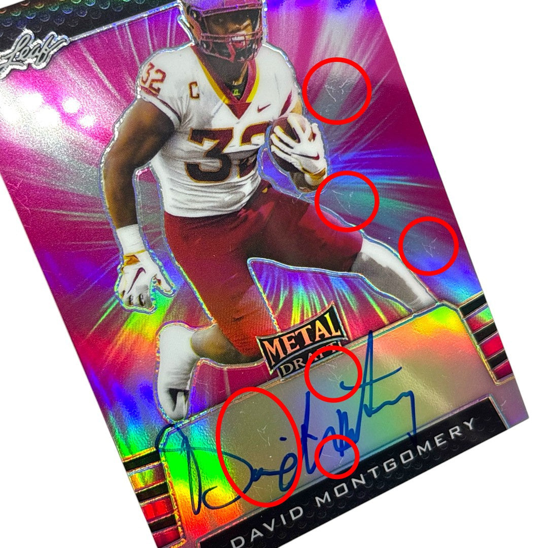 Leaf NFLカード METAL DRAFT DAVID MONTGOMERY 11/20 #PV-DM1 中古 IT1