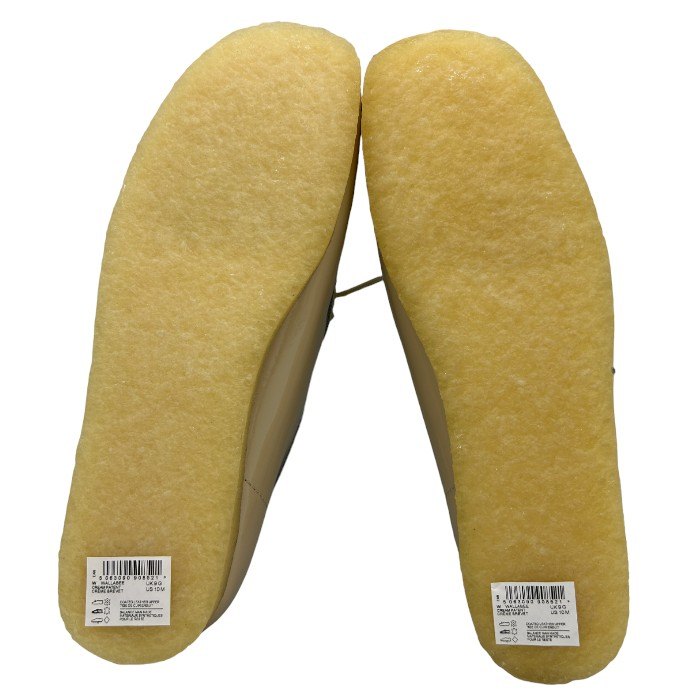 未使用品 Supreme × Clarks シュプリーム × クラークス パテントレザー ワラビー ベージュ UK9 (27cm) ブーツ 靴 シューズ コラボ メンズ 中古 W4