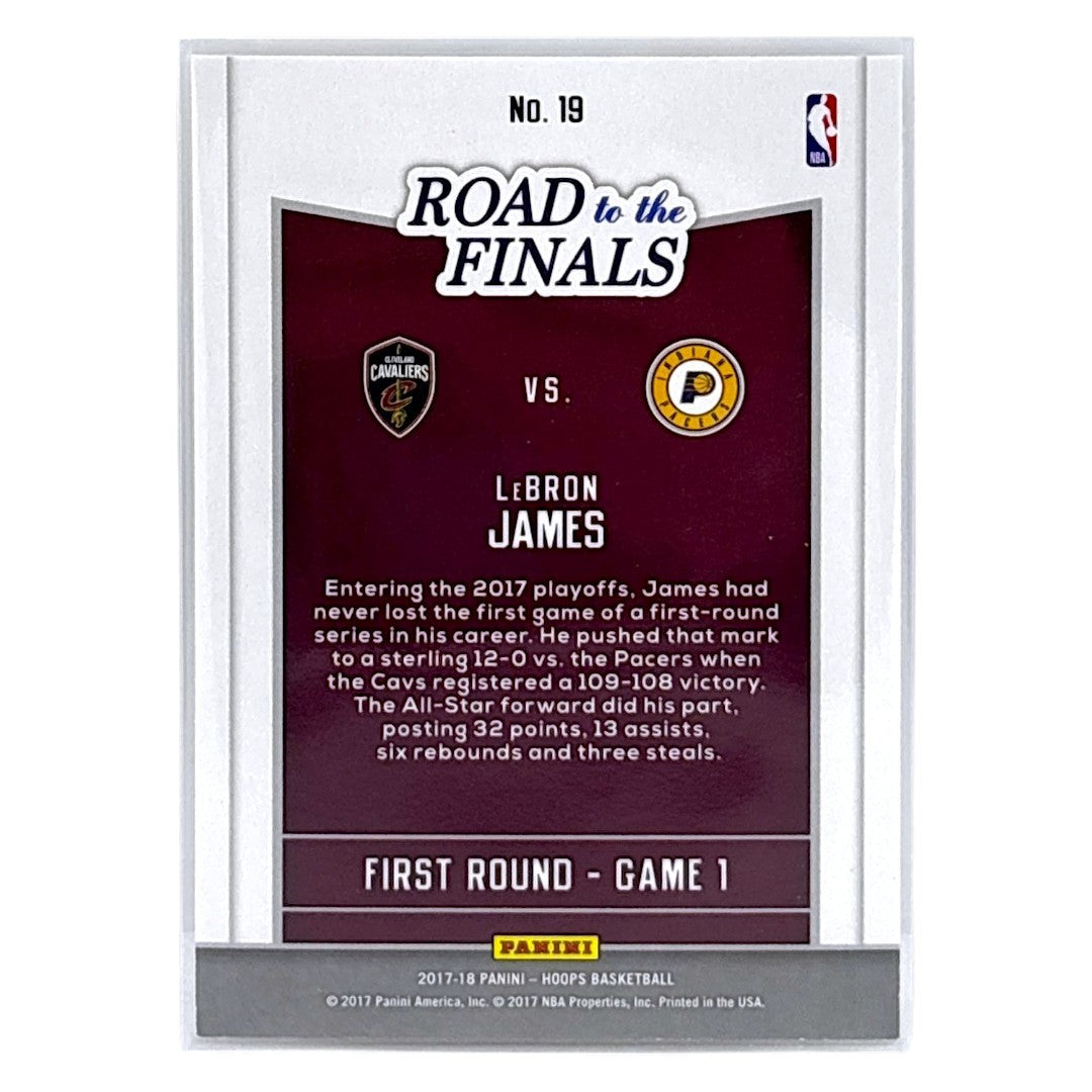 PANINI NBAカード HOOPS LEBRON JAMES CAVALIERS /2017 #19 中古 IT1