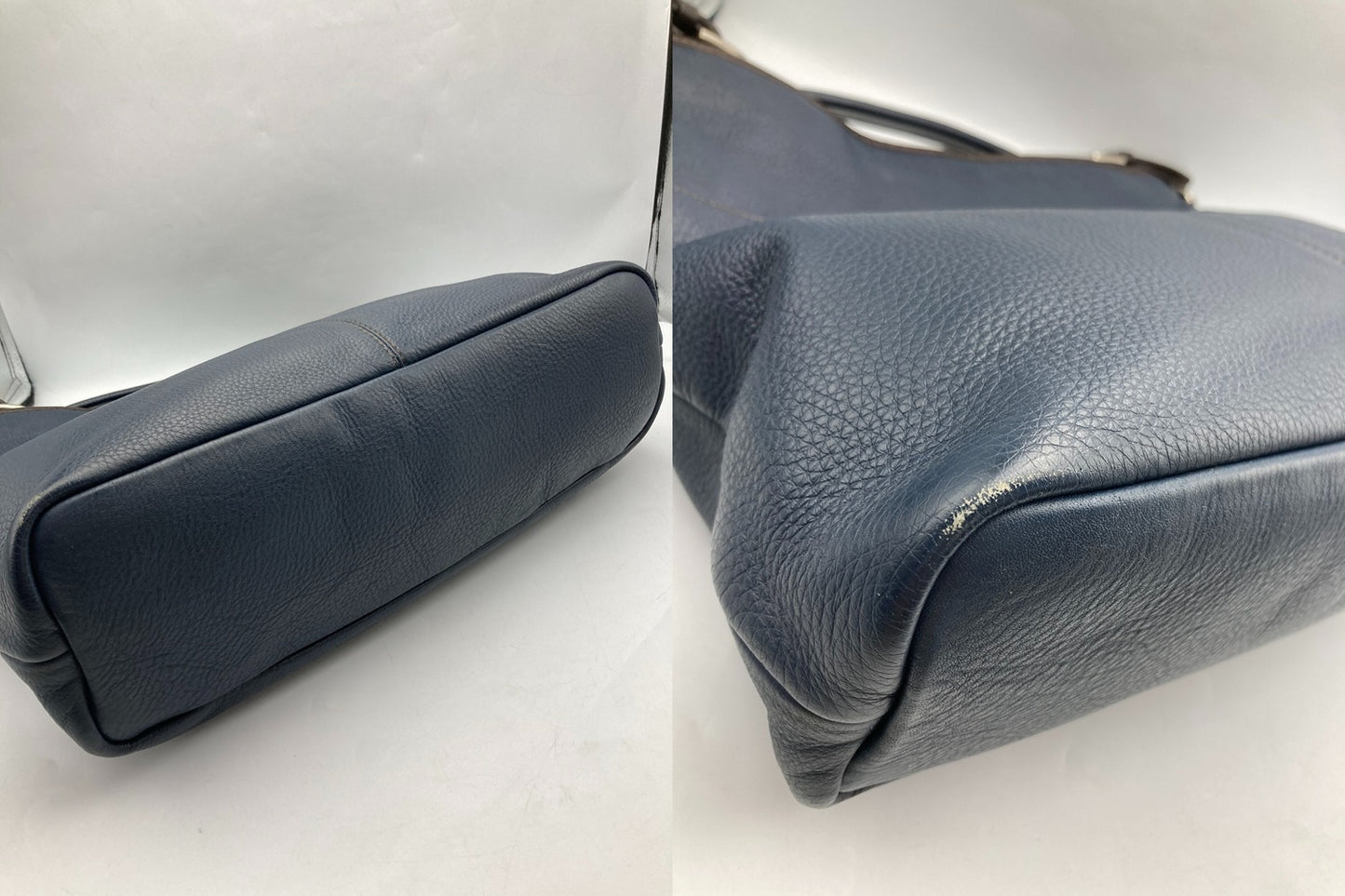 BURNEYS NEWYORK バーニーズニューヨーク レザー 2WAY ショルダーバッグ 中古 D4