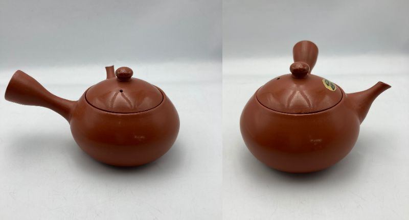佐渡無名異焼 丸山金水 茶器揃 5客 中古 D4