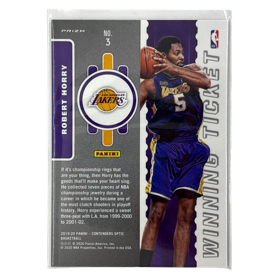 PANINI NBAカード CONTENDERS OPTIC PRIZM ROBERT HORRY LOS ANGELES LAKERS #3 中古 IT1