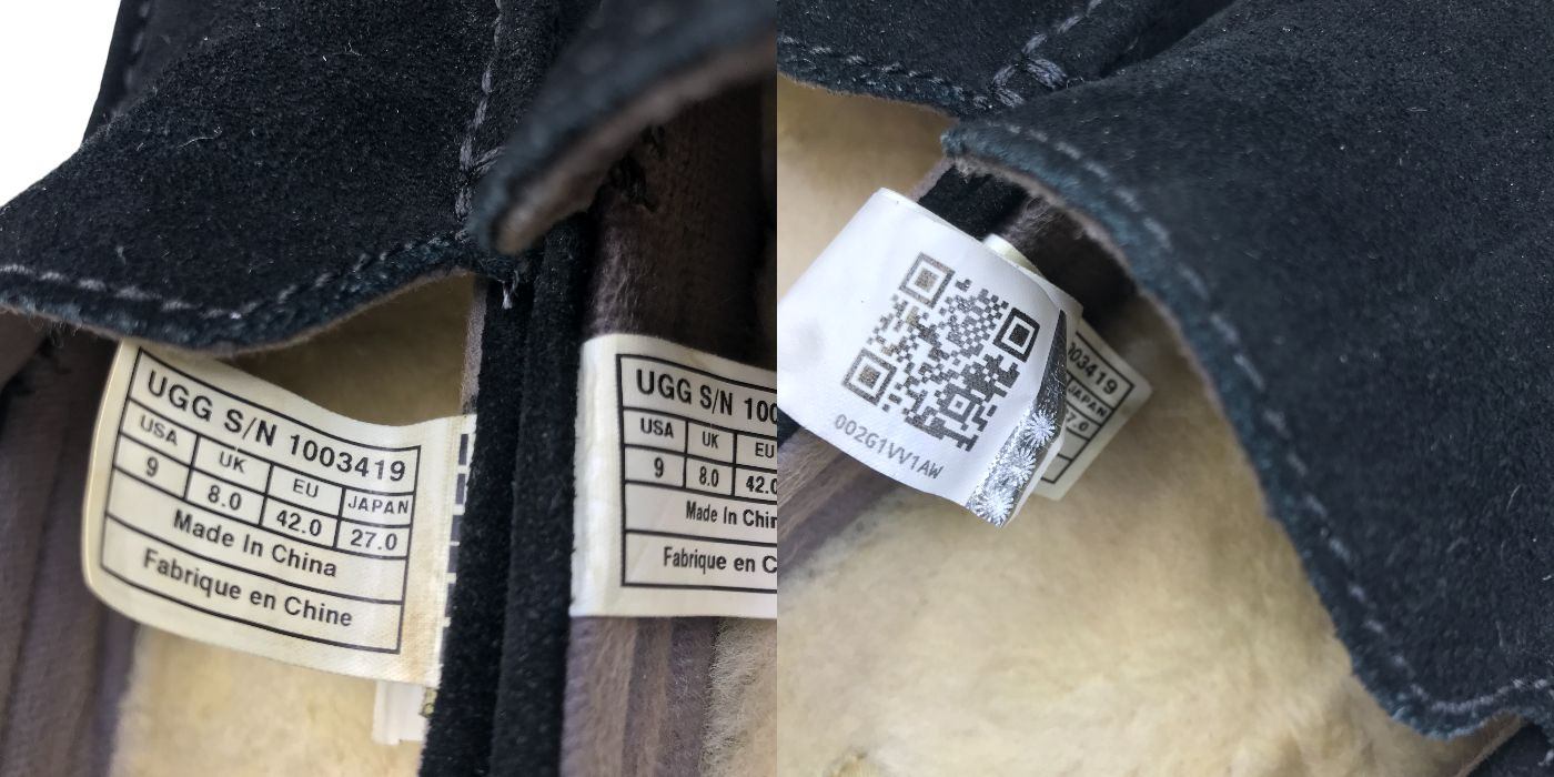 UGG アグ モカシン 27cm ブラック 1003419 メンズ 天然皮革 スエード 秋 冬 中古 KW1