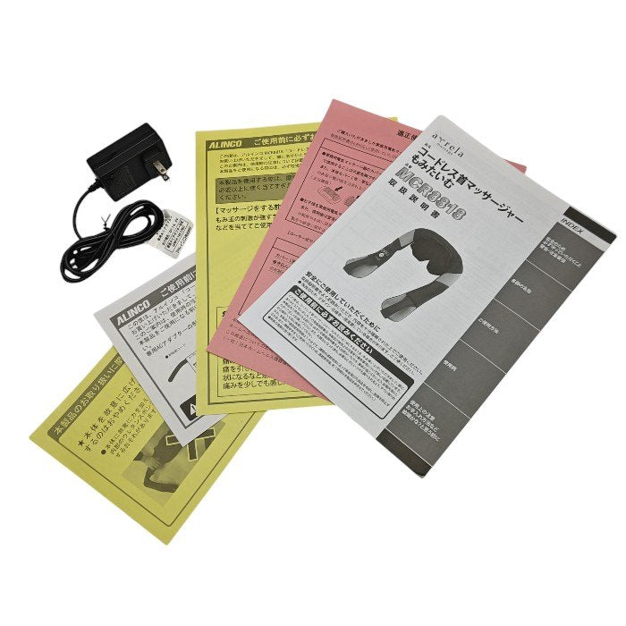 ALINCO アルインコ コードレス 首マッサージャー もみたいむ ピンク MCR8818P 医療機器認証番号:230AGBZX00031000 マッサージ機 家電 首 充電式 中古 W4