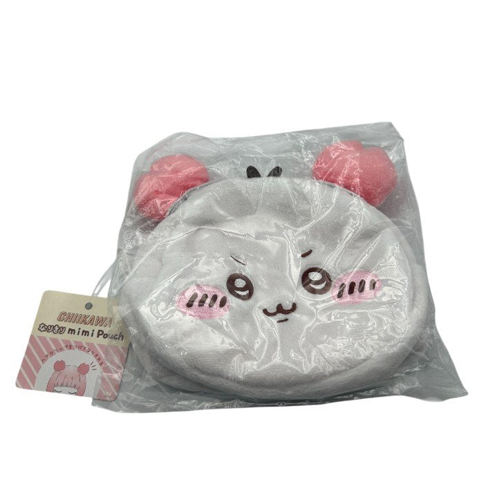 未使用品 ちいかわ なりきり mini Pouch ちいかわ ハチワレ うさぎ セット ヘアクリップ カニ かわいい キャラクター 中古 W4