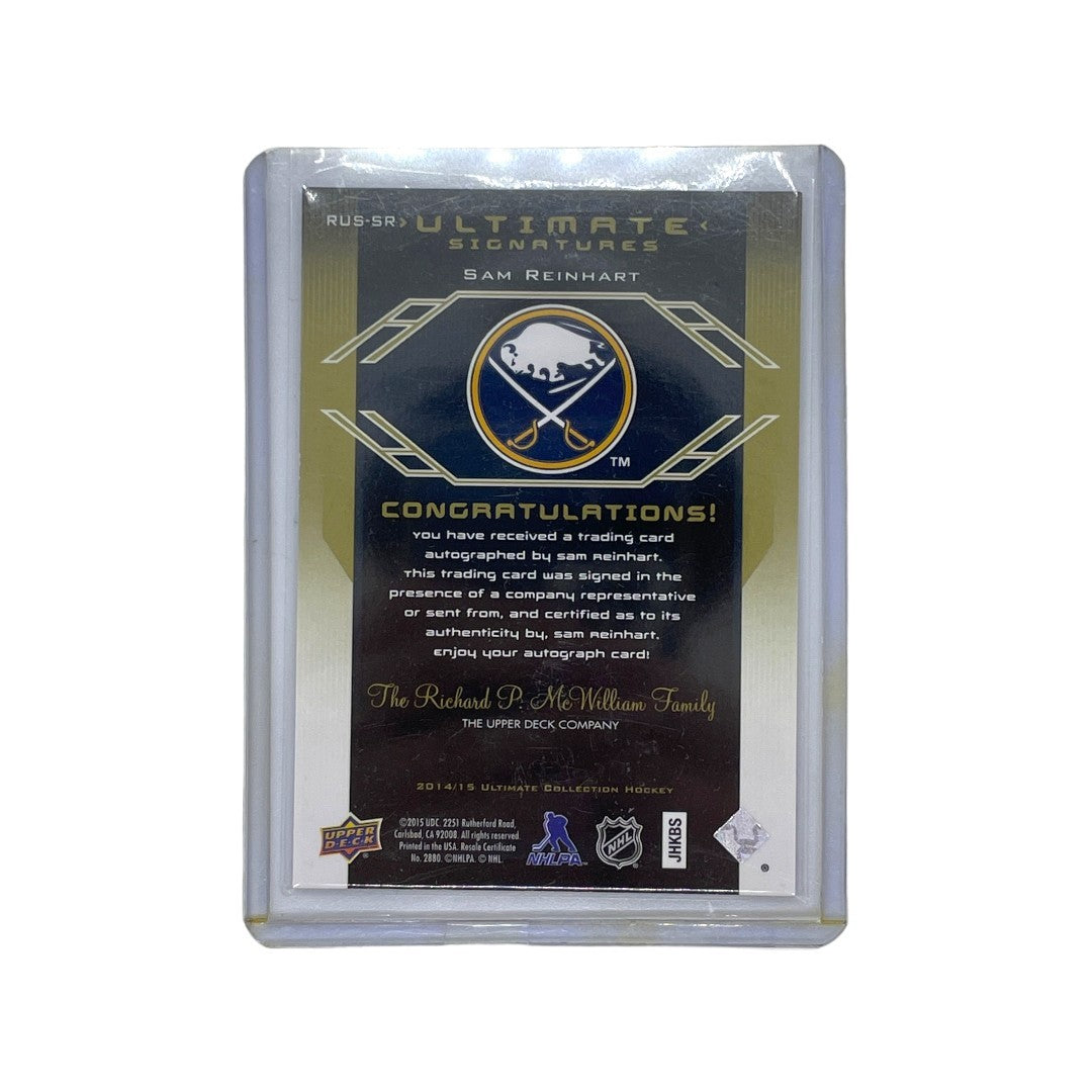 UPPER DECK NHLカード ULTIMATE COLLECTION ULTIMATE SIGNATURES SAM REINHART #RUS-SR 中古 IT1