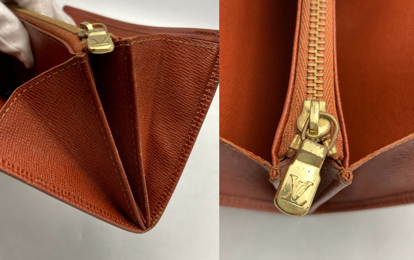 LOUIS VUITTON ルイヴィトン エピ ポシェットポルトモネクレディ M63573 ケニアブラウン 中古 D4
