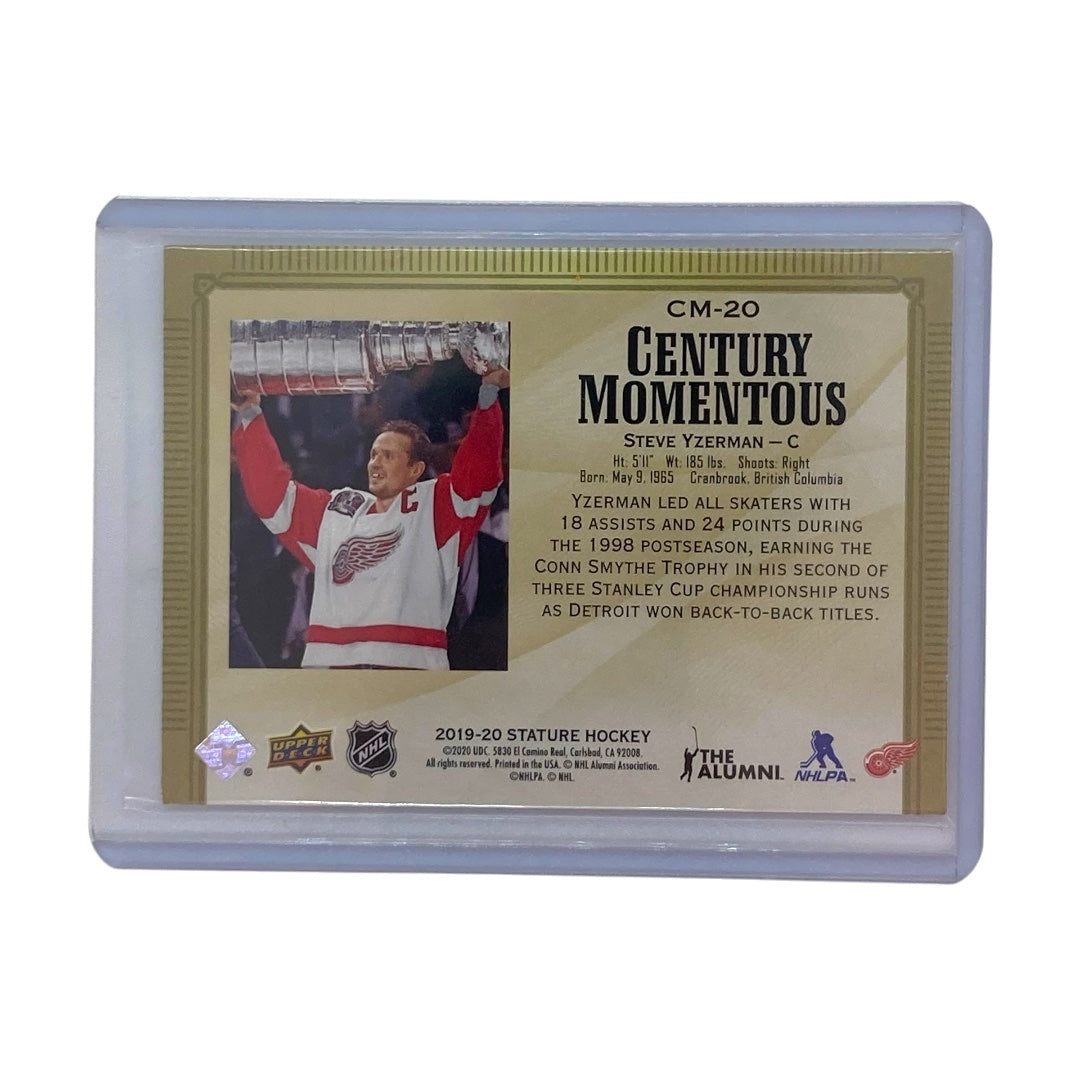 UPPER DECK NHLカード STATURE STEVE YZERMAN RED WINGS #CM-20 中古 IT2