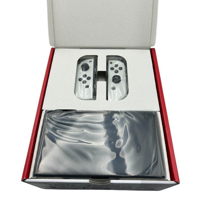 未使用品 Nintendo Switch ニンテンドースイッチ 有機ELモデル HEG-S-KAAAA ゲーム ハード 任天堂 本体 中古 W4