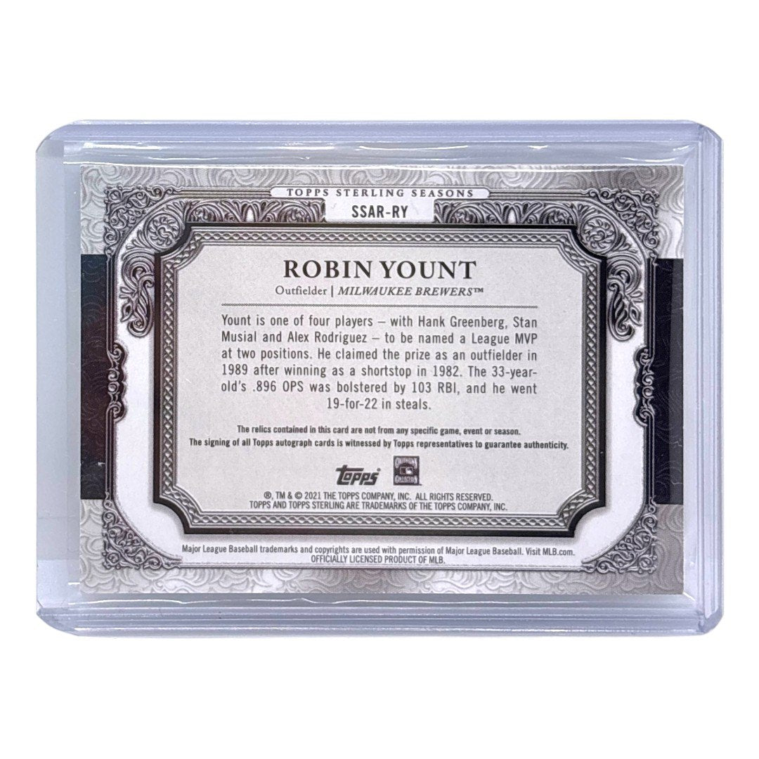 TOPPS MLBカード STERLING ROBIN YOUNT MILWAUKEE BREWERS /25 #SSAR-RY 中古 IT1