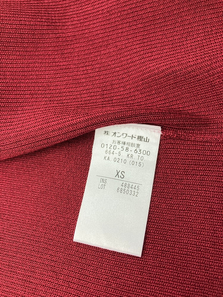 TOCCA トッカ エコファー付き ボレロ カーディガン 488445 サイズXS 中古 D4