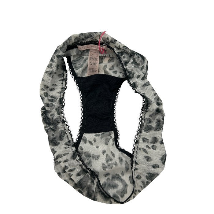 未使用品 STELLA MCCARTNEY ステラマッカートニー ショーツ ヒョウ柄 グレー ブラック M パンツ レディース かわいい 下着 レース 中古 W4