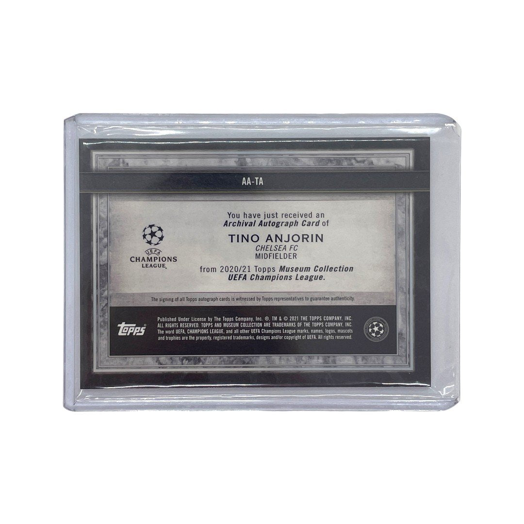 TOPPS サッカーカード MUSEUM COLLECTION ARCHIVAL AUTOGRAPH TINO ANJORIN CHELSEA 22/25 #AA-TA 中古 IT1