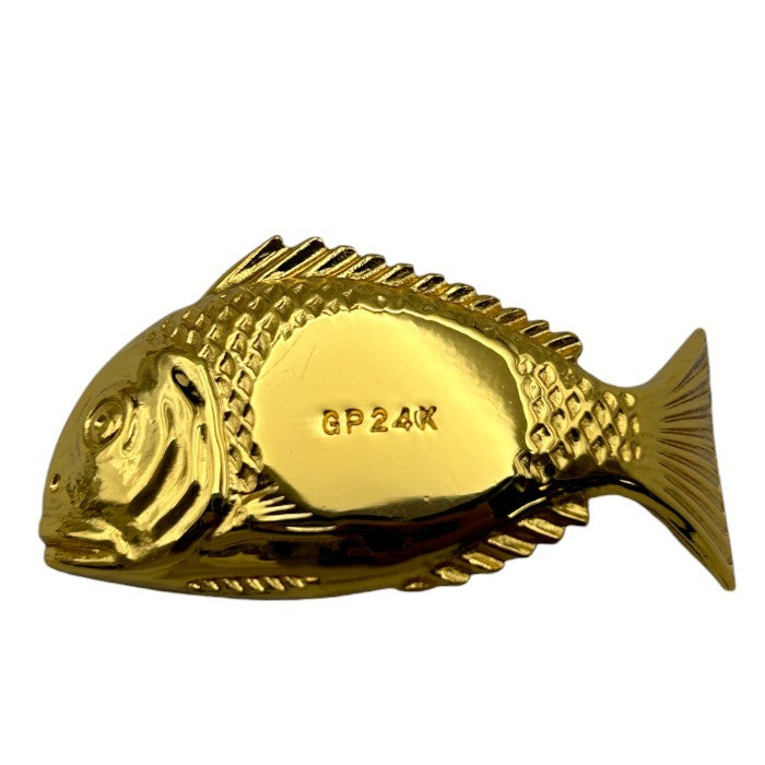 鯛 箸置き GP24K 縁起物 文鎮 ペン置き 置物 和食器 和小物 魚 中古 W4