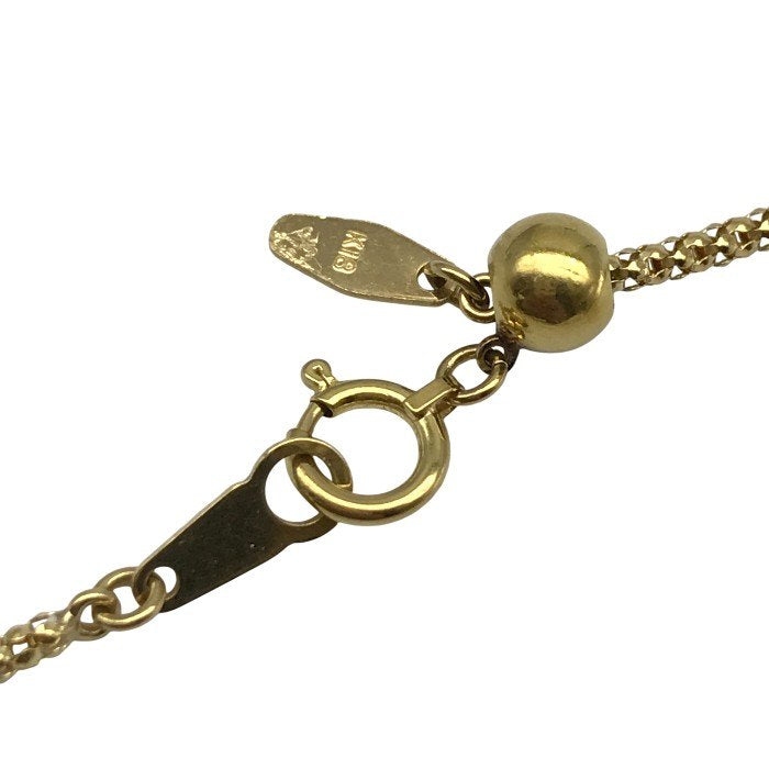 K18 ネックレスチェーン レディース カットポンパチェーン ゴールド 45cm 中古 T1