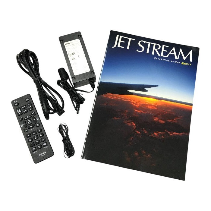 AIWA アイワ ジェットストリームオーディオ CD/ラジオ ミュージックプレーヤー ブラック Bluetooth/AM/FM ユーキャン 100曲内蔵 XR-BUX10 中古 T1