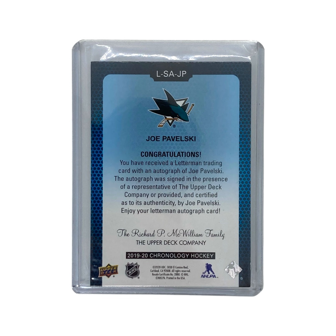 UPPER DECK NHLカード CHRONOLOGY JOE PAVELSKI SAN JOSE SHARKS 07/15 #L-SA-JP 中古 IT2