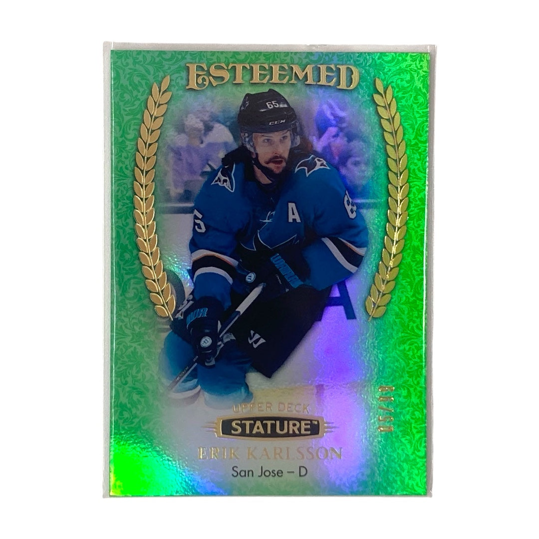 UPPER DECK NHLカード STATURE ERIK KARLSSON SAN JOSE 05/99 #E-21 中古 IT2