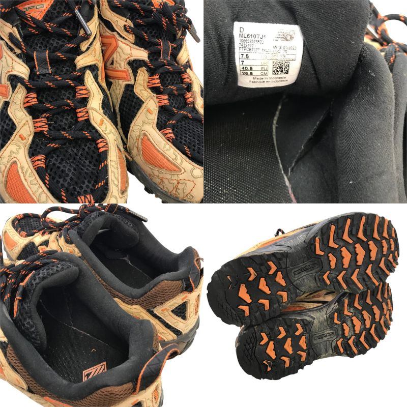 ニューバランス NEW BALANCE × JOE FRESHGOODS ML610TJ1 BENEATH THE SURFACE LATTE 25.5cm 中古 Y1