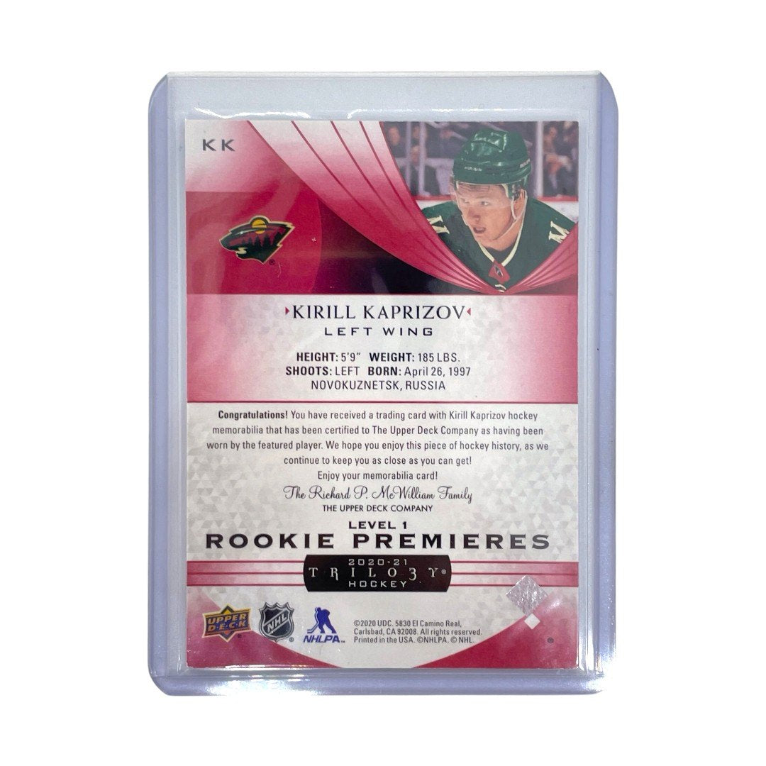 UPPER DECK NHLカード TRILOGY KIRILL KAPRIZOV WILD 182/499 #KK 中古 IT1