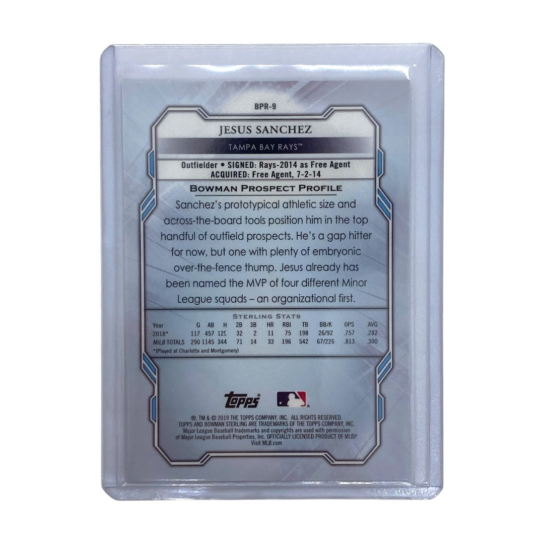 TOPPS MLBカード BOWMAN STERLING JESUS SANCHEZ RAYS 16/50 #BPR-9 中古 IT2