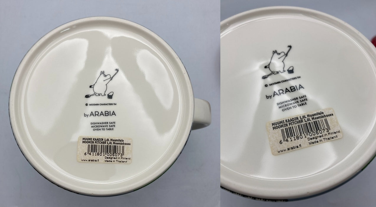 ARABIA アラビア ムーミンハウス 蓋付 ピッチャー 1.0L 中古 D4