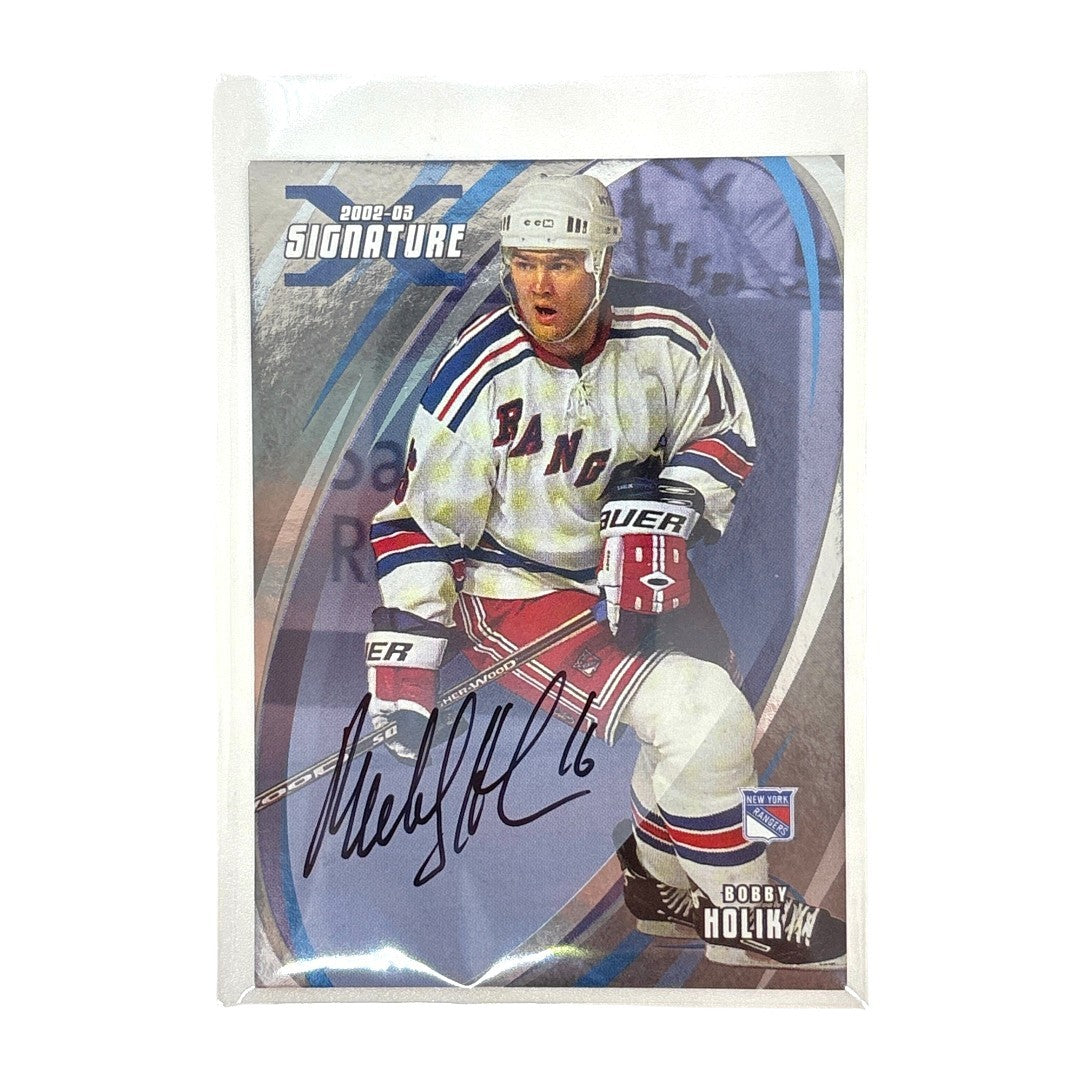 In The Game NHLカード 2002-03 SIGNATURE BE A PLAYER BOBBY HOLIK NEW YORK RANGERS #174 中古 IT1