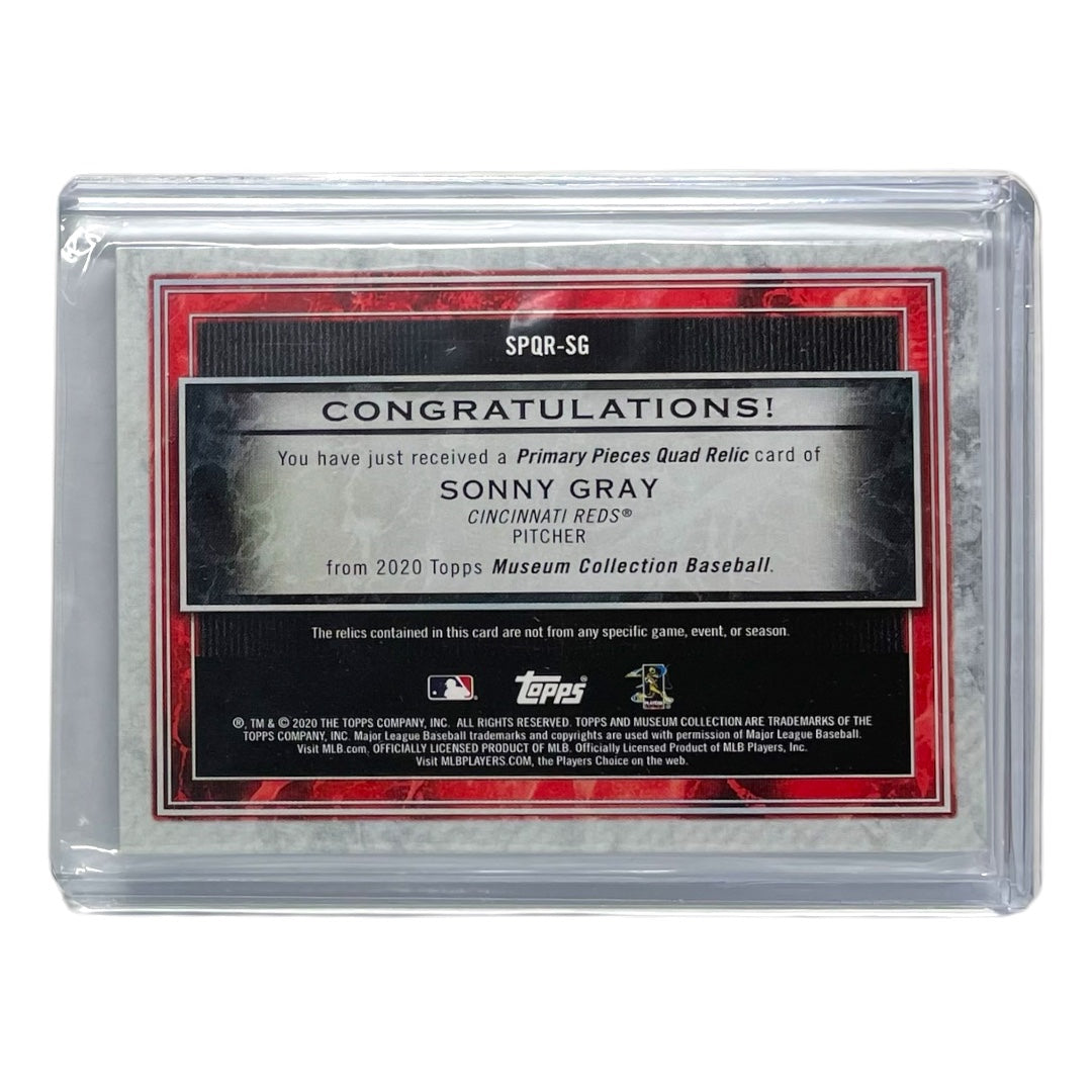 TOPPS MLBカード MUSEUM COLLECTION SONNY GRAY CINCINNATI REDS /99 #SPQR-SG 中古 IT2